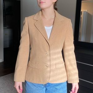 Tan Wool Blazer